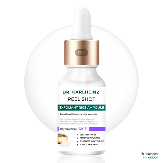 Dr. Karlheinz™ Exfoliant Glow Rice Ampoule for Radiant Skin & Deep Pore Care