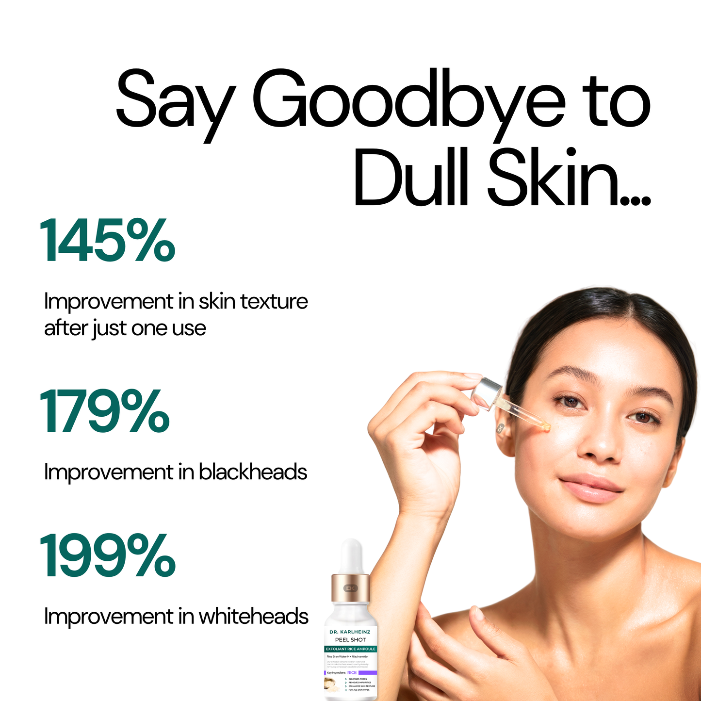 Dr. Karlheinz™ Exfoliant Glow Rice Ampoule for Radiant Skin & Deep Pore Care